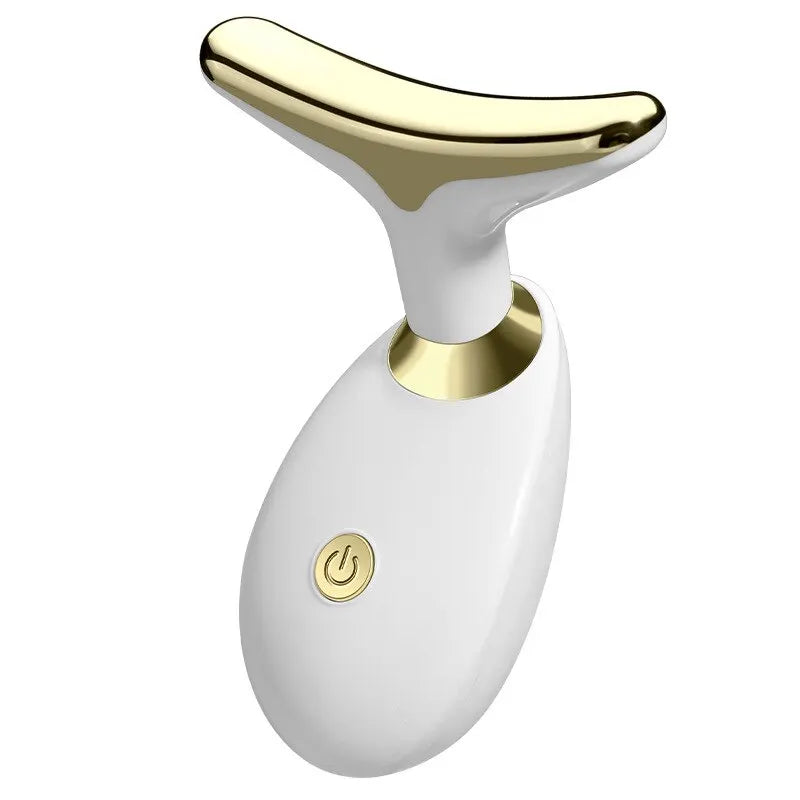 Electric Face Neck Massager for Household Lifting Firming Facial Beauty Massage Tool with DRY BATTERY Not Included